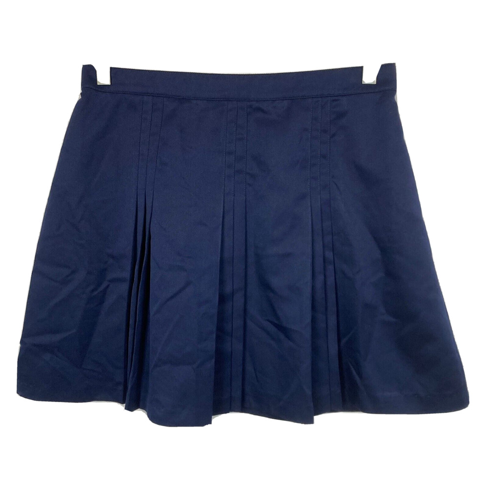 Tail Skirt Womens Sz 14 Navy Pleated Twill Mini Tennis Golf Athletic